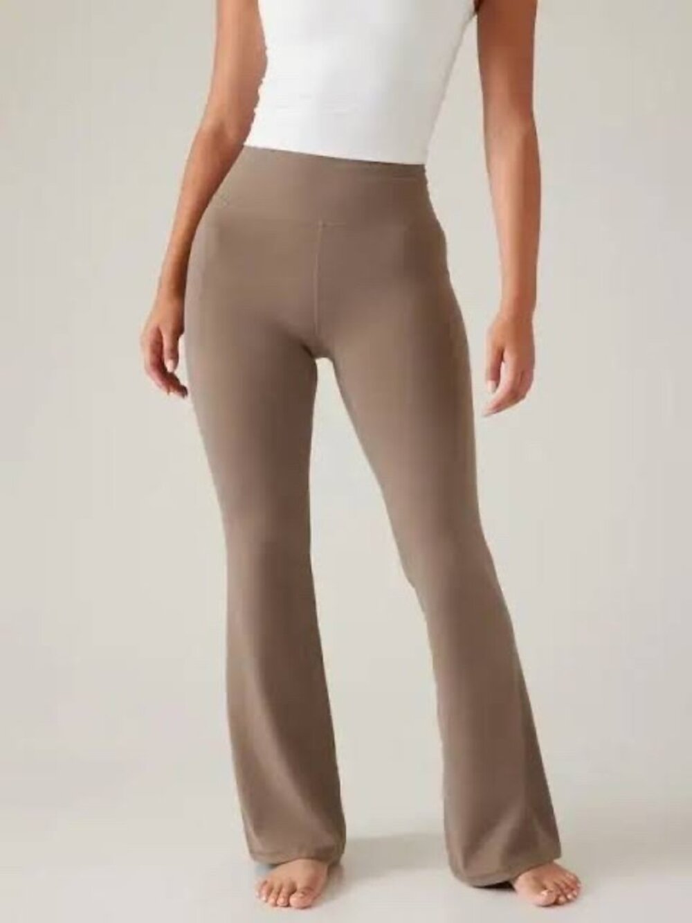 Athleta Women's Salutation Stash Picket Flare Leg Pant Size XS Pyrite Brown